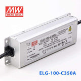 Mean Well ELG-100-C350A Power Supply 100W 350mA - Adjustable - ELG-100-C350A - powersupplymall.com