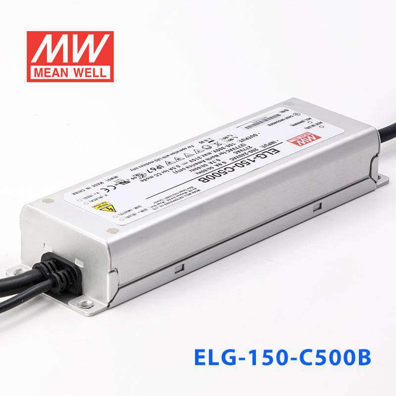 Mean Well ELG - 150 - C500B Power Supply 150W 500mA - Dimmable - ELG - 150 - C500B - powersupplymall.com