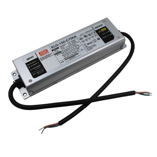 Mean Well ELG - 150 - C700D2 AC - DC Single output LED Driver (CC) with PFC - ELG - 150 - C700D2 - powersupplymall.com