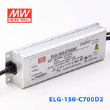 Mean Well ELG - 150 - C700D2 AC - DC Single output LED Driver (CC) with PFC - ELG - 150 - C700D2 - powersupplymall.com