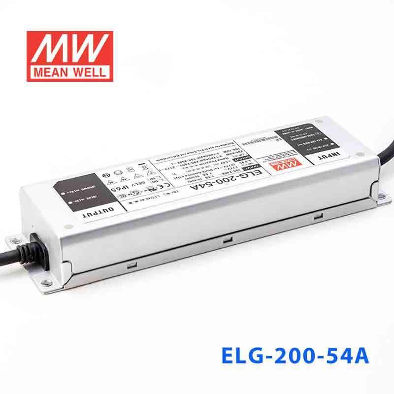 Mean Well ELG - 200 - 54A Power Supply 200W 54V - Adjustable - ELG-200-54A - powersupplymall.com