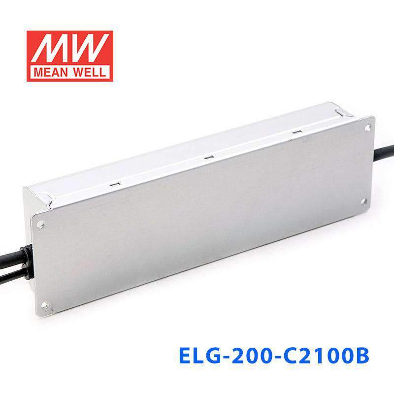 Mean Well ELG-200-C2100B Power Supply 200W 2100mA - Dimmable - ELG-200-C2100B - powersupplymall.com
