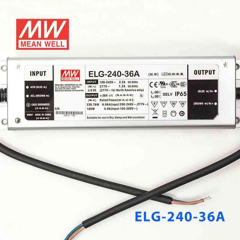 Mean Well ELG - 240 - 36A Power Supply 240W 36V - Adjustable - ELG - 240 - 36A - powersupplymall.com