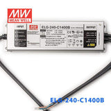 Mean Well ELG-240-C1400B Power Supply 240W 1400mA - Dimmable - ELG-240-C1400B - powersupplymall.com