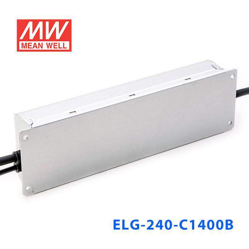 Mean Well ELG-240-C1400B Power Supply 240W 1400mA - Dimmable - ELG-240-C1400B - powersupplymall.com