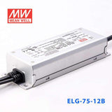 Mean Well ELG - 75 - 12B Power Supply 60W 12V - Dimmable - ELG - 75 - 12B - powersupplymall.com