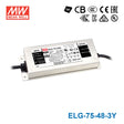 Mean Well ELG-75-48-3Y Power Supply 75W 48V 1.6A — 3-Wire Input (with Earth) - ELG-75-48-3Y - powersupplymall.com