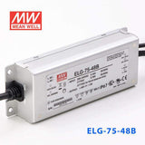 Mean Well ELG-75-48B Power Supply 75W 48V - Dimmable 1.6A - ELG-75-48B - powersupplymall.com