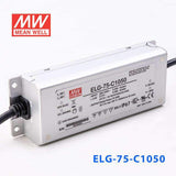 Mean Well ELG-75-C1050 Power Supply 75W 1050mA - ELG-75-C1050 - powersupplymall.com