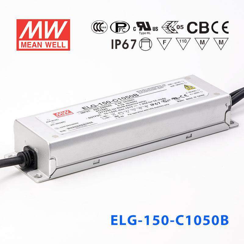 Mean Well ELG Series LED Power Supply 1050mA (75~240W) -  - powersupplymall.com