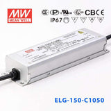 Mean Well ELG Series LED Power Supply 1050mA (75~240W) -  - powersupplymall.com