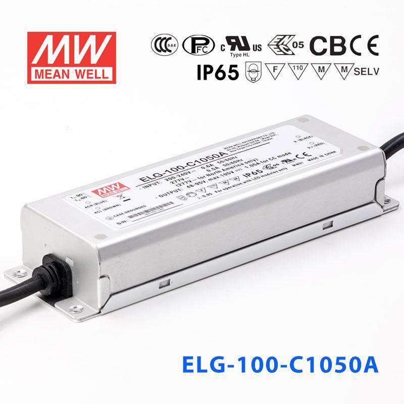 Mean Well ELG Series LED Power Supply 1050mA (75~240W) -  - powersupplymall.com
