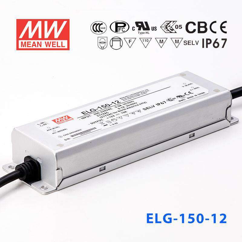 Mean Well ELG Series LED Power Supply 12V (60~264W) -  - powersupplymall.com