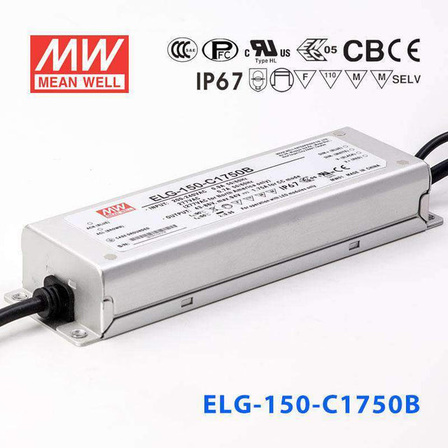 Mean Well ELG Series LED Power Supply 1750mA (150~240W) -  - powersupplymall.com