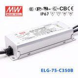 Mean Well ELG Series LED Power Supply 350mA (75~100W) -  - powersupplymall.com