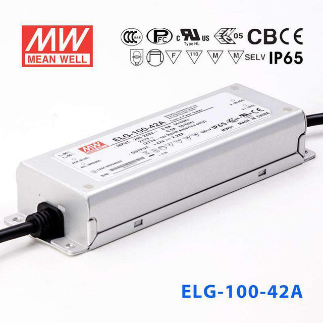 Mean Well ELG Series LED Power Supply 42V (75~240W) -  - powersupplymall.com