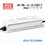 Mean Well ELG Series LED Power Supply 500mA (75~150W) -  - powersupplymall.com