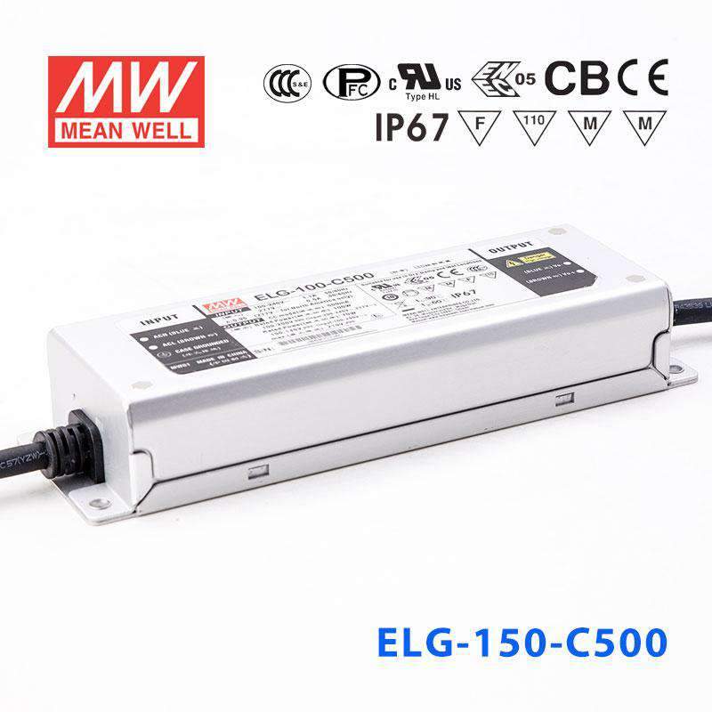 Mean Well ELG Series LED Power Supply 500mA (75~150W) -  - powersupplymall.com