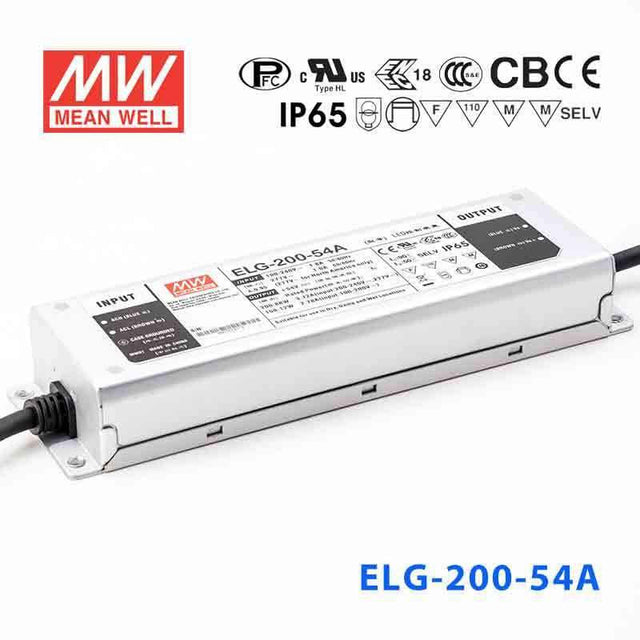 Mean Well ELG Series LED Power Supply 54V (96~240W) -  - powersupplymall.com