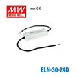 Mean Well ELN-30-24D Single Output Switching Power Supply 30W 24V CC - ELN-30-24D - powersupplymall.com