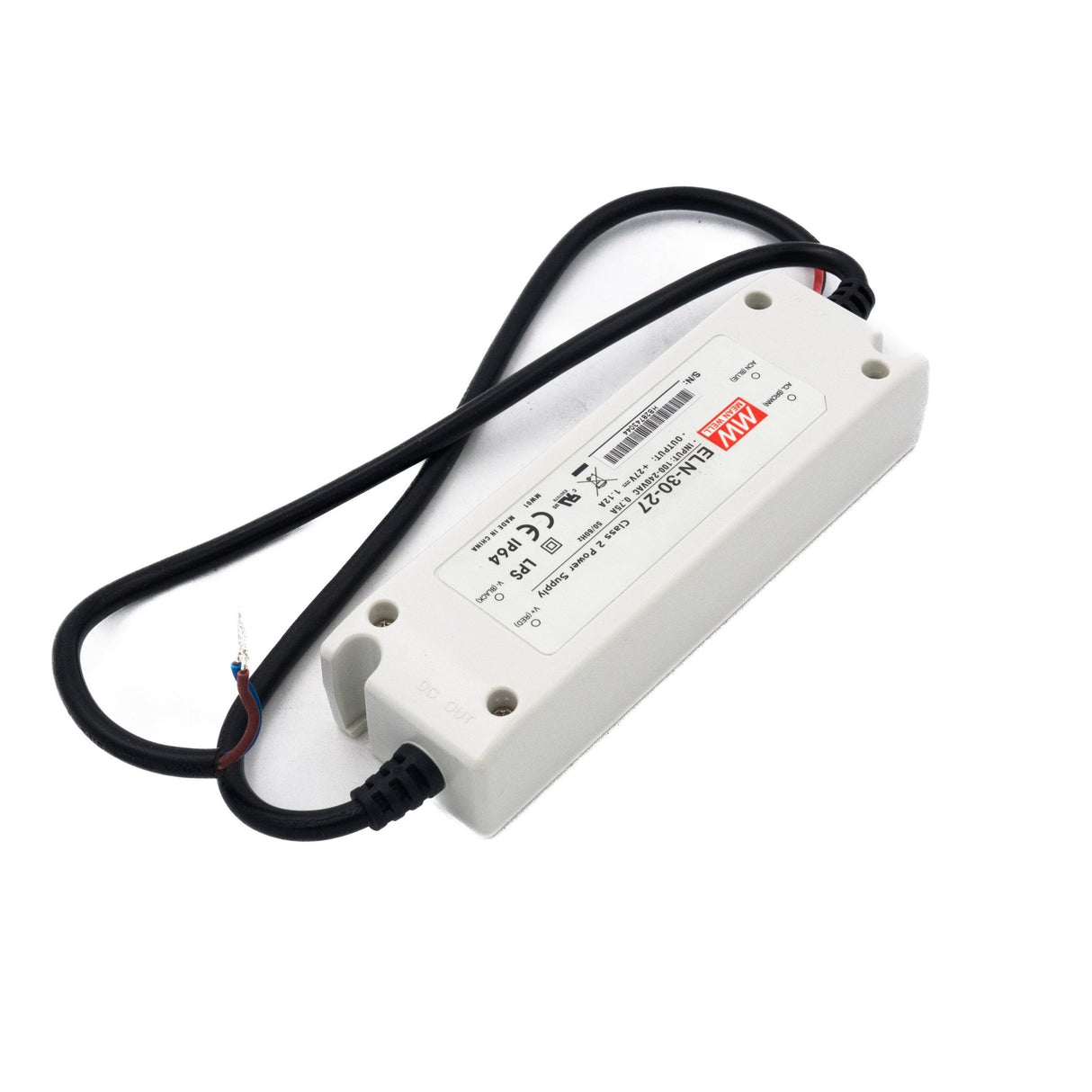 Mean Well ELN-30-27 LED Power Supplies 30.24W 27V 1.12A - ELN-30-27 - powersupplymall.com