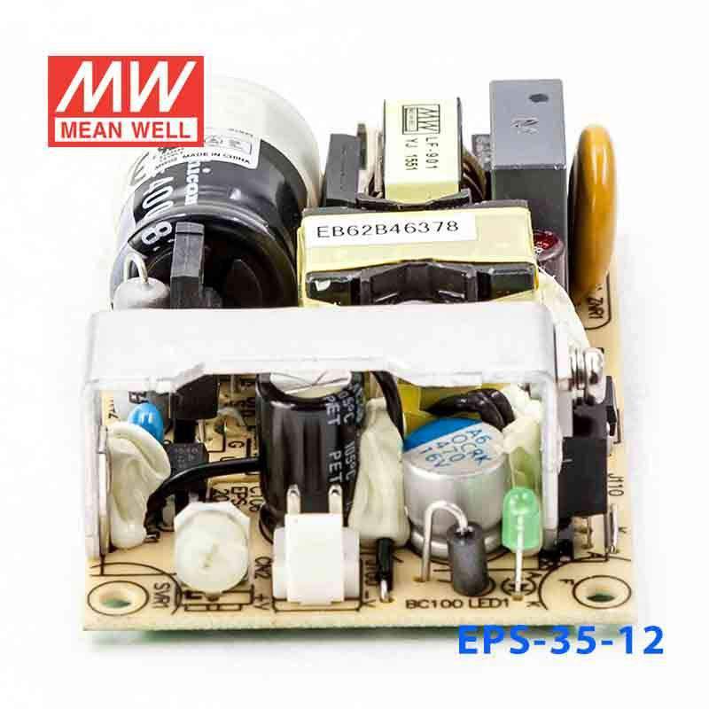 Mean Well EPS - 35 - 12 Power Supply 36W 12V - EPS - 35 - 12 - powersupplymall.com