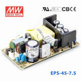 Mean Well EPS - 45 - 7.5 Power Supply 40W 7.5V - EPS - 45 - 7.5 - powersupplymall.com