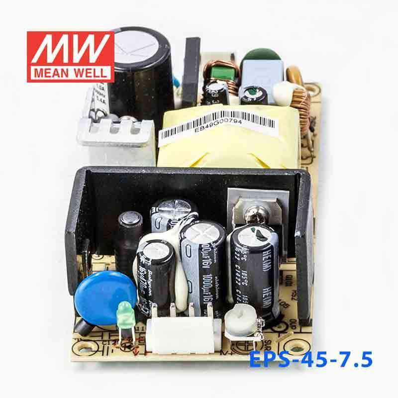 Mean Well EPS - 45 - 7.5 Power Supply 40W 7.5V - EPS - 45 - 7.5 - powersupplymall.com