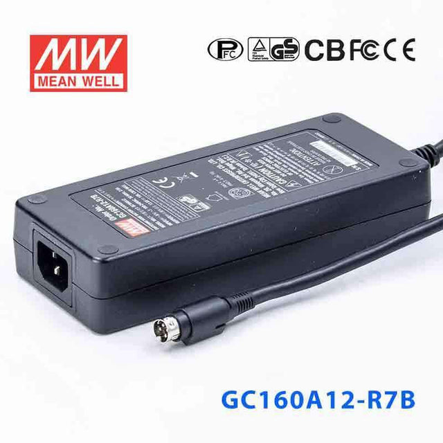 Mean Well GC160A12 - R7B Portable Chargers 136W 13.6V 10A - Green Adaptor - GC160A12 - R7B - powersupplymall.com