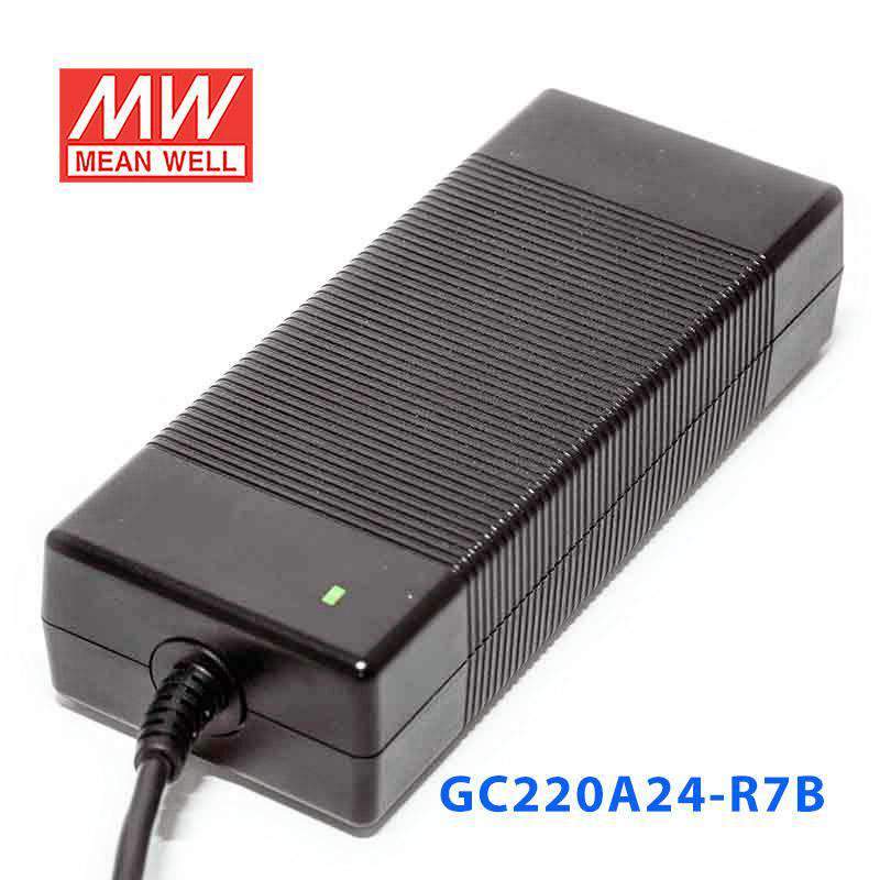 Mean Well GC220A24 - R7B Portable Chargers 217.6W 27.2V 8A - Green Adaptor - GC220A24 - R7B - powersupplymall.com