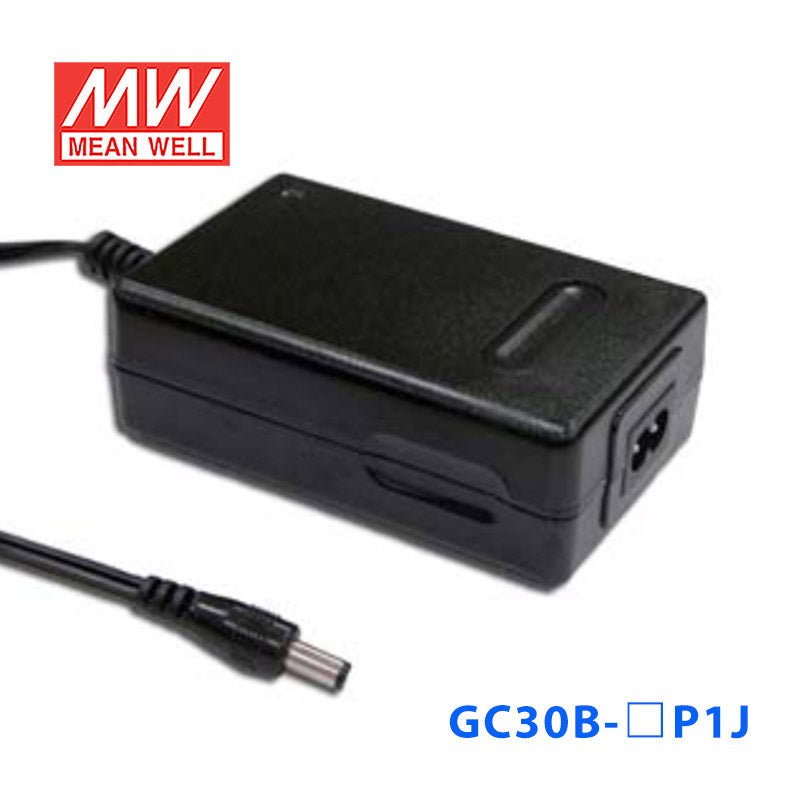 Mean Well GC30B - 5P1J Portable Chargers 27W 16.8V 1.6A - Green Adaptor - GC30B - 5P1J - powersupplymall.com