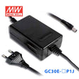 Mean Well GC30E - 1P1J Portable Chargers 22.38W 5.6V 3.99A - Green Adaptor - GC30E - 1P1J - powersupplymall.com