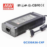 Mean Well GC330A36 - C4P Portable Chargers 261.1W 40.8V 6.4A - Green Adaptor - GC330A36 - C4P - powersupplymall.com