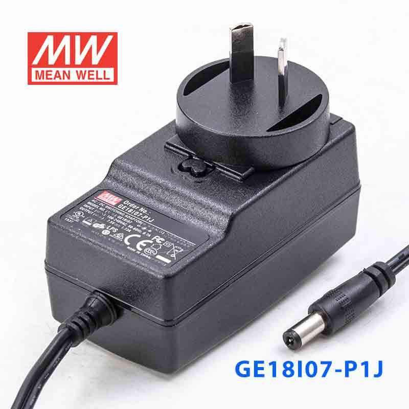 Mean Well GE18I07 - P1J Power Supply 13W 7.5V - GE18I07 - P1J - powersupplymall.com