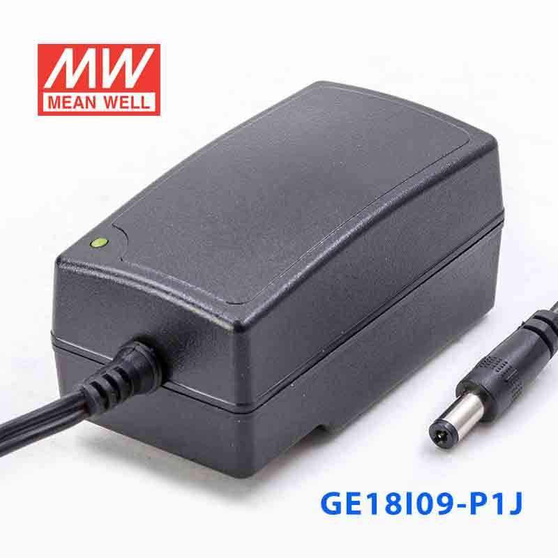 Mean Well GE18I09 - P1J Power Supply 18W 9V - GE18I09 - P1J - powersupplymall.com