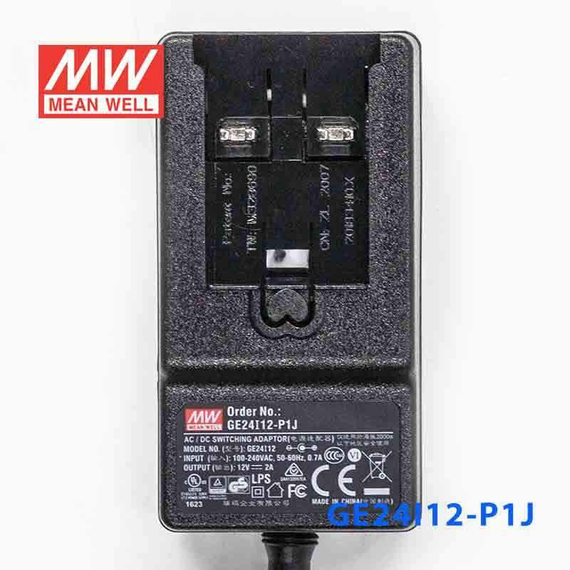 Mean Well GE24I12 - P1J Power Supply 24W 12V - GE24I12 - P1J - powersupplymall.com