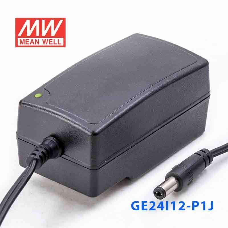 Mean Well GE24I12 - P1J Power Supply 24W 12V - GE24I12 - P1J - powersupplymall.com