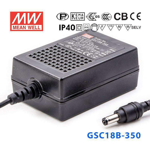 Mean Well GSC18B - 350 Power Supply 18W 350A - GSC18B-350 - powersupplymall.com