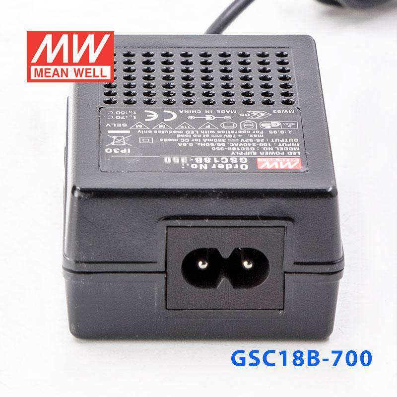 Mean Well GSC18B-700 Power Supply 18W 700A - GSC18B-700 - powersupplymall.com