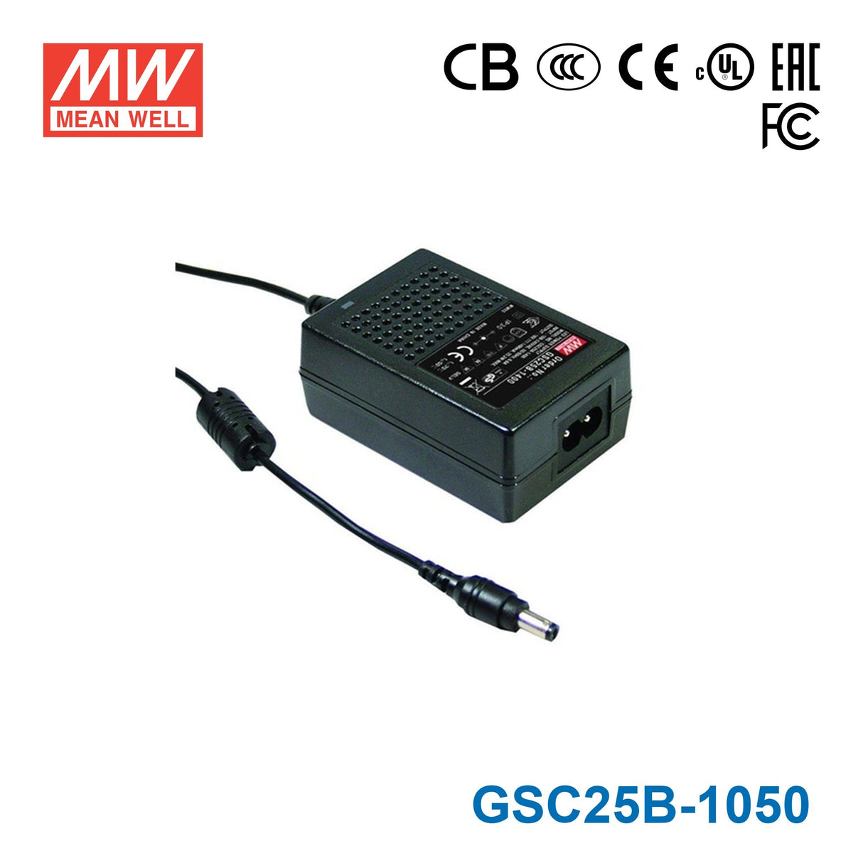 Mean Well GSC25B-1050 Single Output LED Power Supply 1.05A - GSC25B-1050 - powersupplymall.com