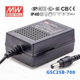 Mean Well GSC25B-700 Power Supply 25W 700A - GSC25B-700 - powersupplymall.com