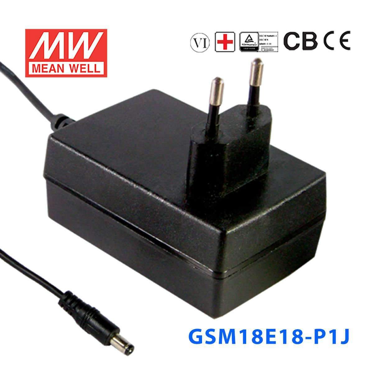 Mean Well GSM Series Power Supply 18V (6~12W) -  - powersupplymall.com