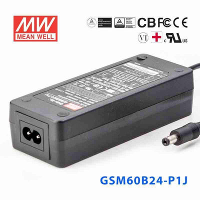 Mean Well GSM60B24-P1J Power Supply 60W 24V 2.5A