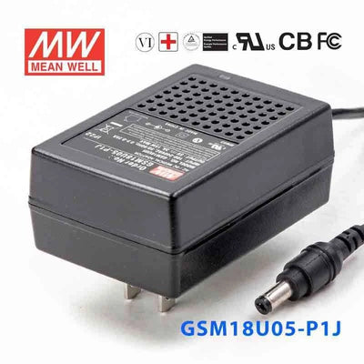 Mean Well GSM12U05-P1J Power Supply 12W 5V 2.4A