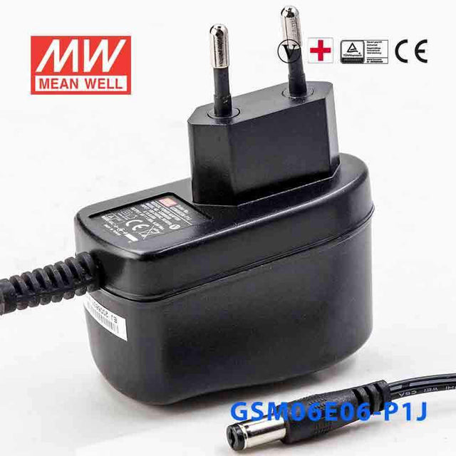 Mean Well GSM Series Power Supply 6V (6W) -  - powersupplymall.com