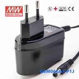 Mean Well GSM06E07-P1J Power Supply 06W 7.5V 800mA - GSM06E07-P1J - powersupplymall.com