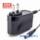 Mean Well GSM06U06 - P1J Power Supply 06W 6V - GSM06U06 - P1J - powersupplymall.com