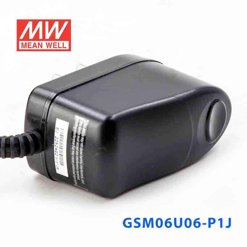 Mean Well GSM06U06 - P1J Power Supply 06W 6V - GSM06U06 - P1J - powersupplymall.com