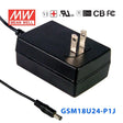 Mean Well GSM12U24 - P1J Power Supply 12W 24V - GSM12U24 - P1J - powersupplymall.com