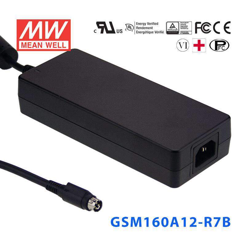 Mean Well GSM160A12 - R7B Power Supply 138W 12V - GSM160A12 - R7B - powersupplymall.com